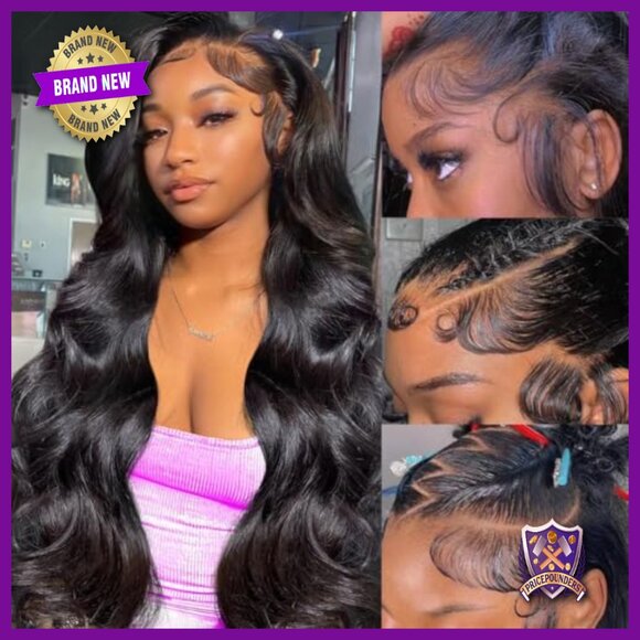 13x6 HD Lace Front Human Hair Wig Body Wave 200 Density Glueless main image 5